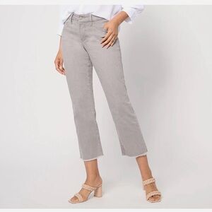 NYDJ Light Gray Ankle Jeans